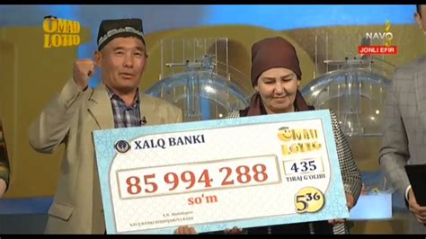 «Omad lotto» lotereyasidan bir milliard so‘m yutib olish mumkinmi .